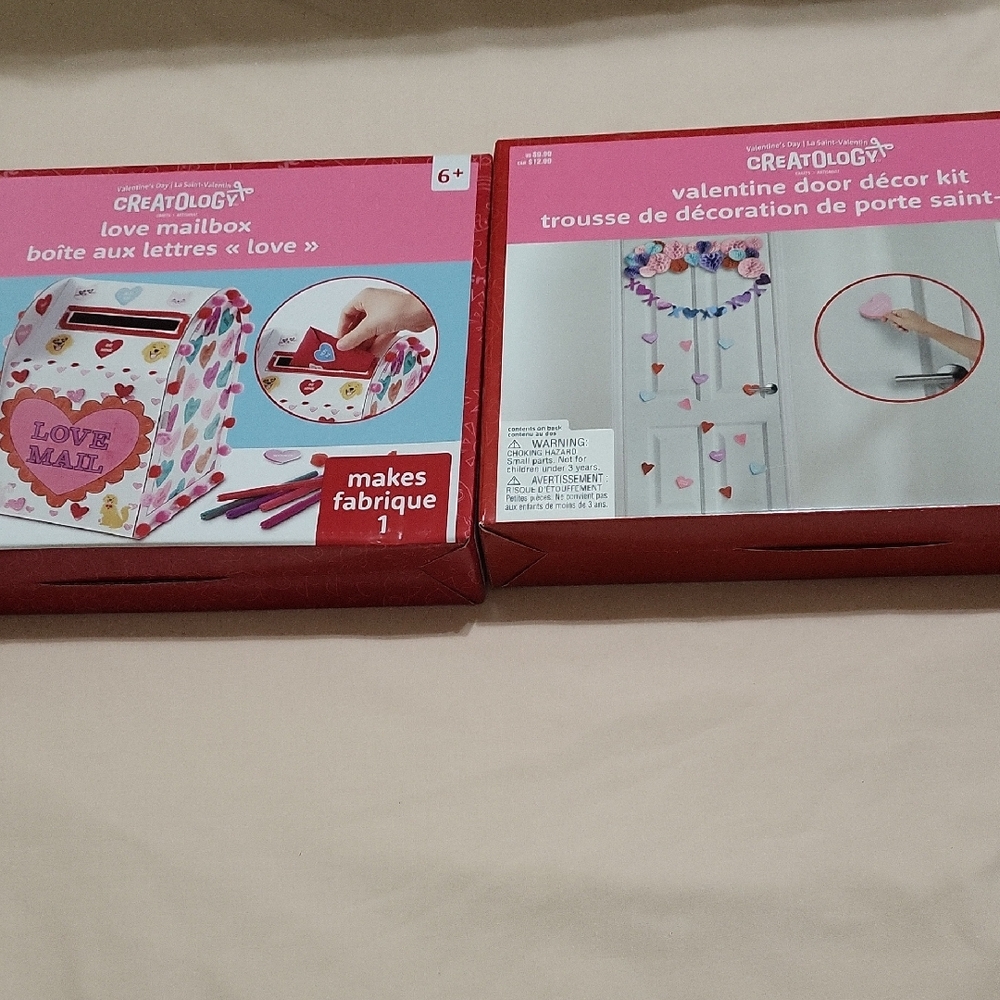 2 Valentine's Craft Kits